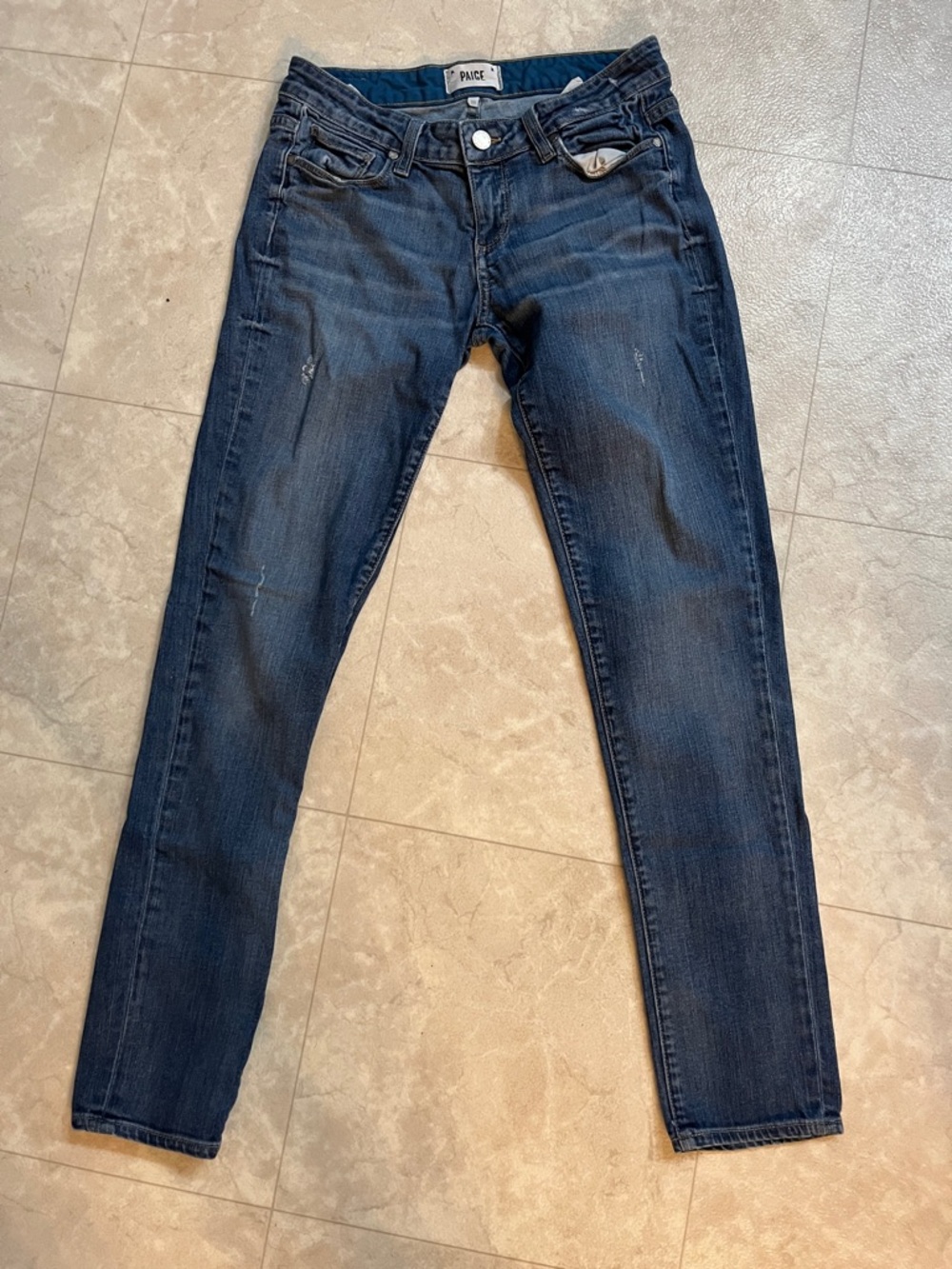 PAIGE Indigo Jimmy Jimmy Skinny Jeans 25